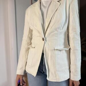 Bloomingdales Linen Jacket Tagged Size
